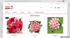 Desktop Screenshot of flowersqatar.com